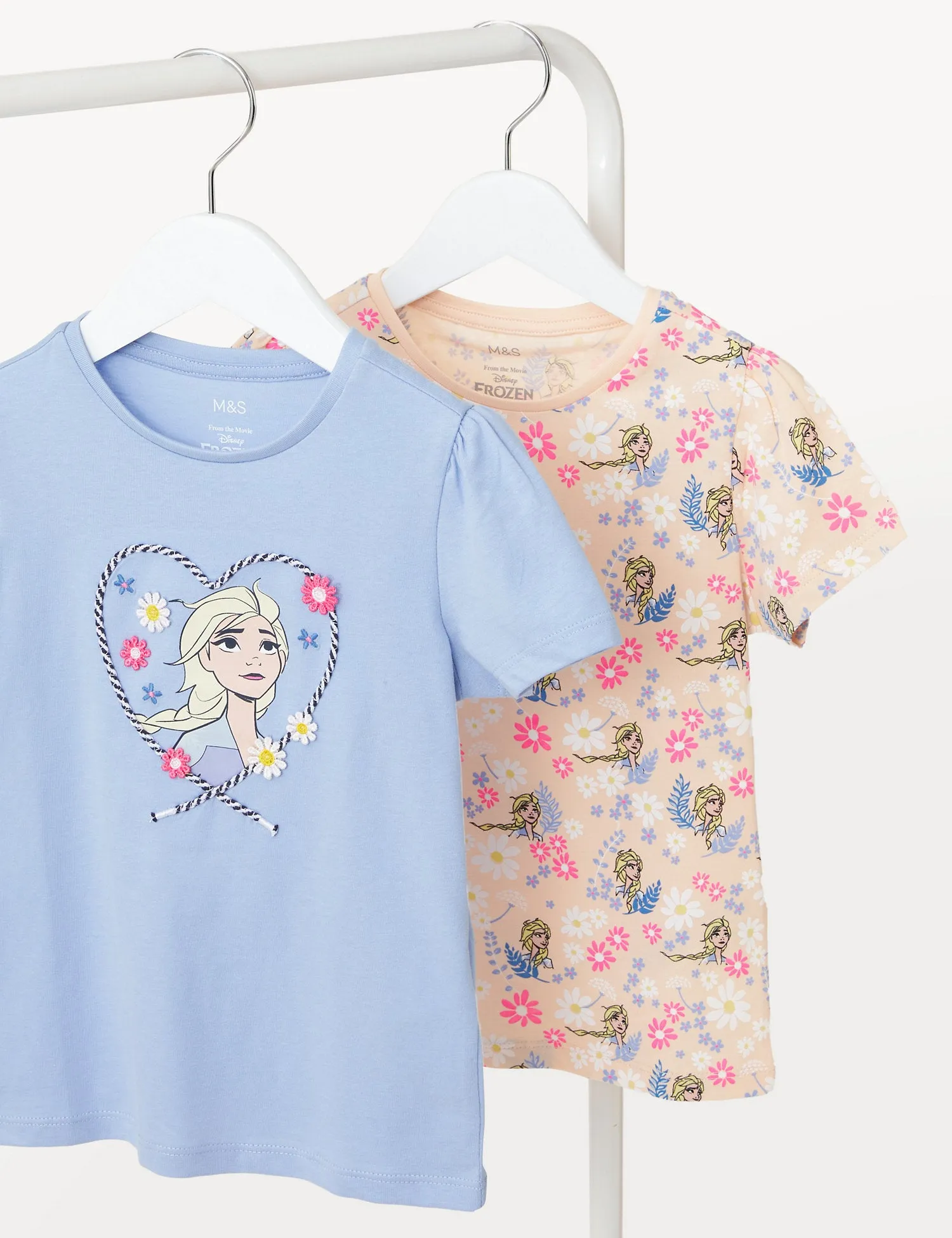 2pk Pure Cotton Disney Frozen™ Tops