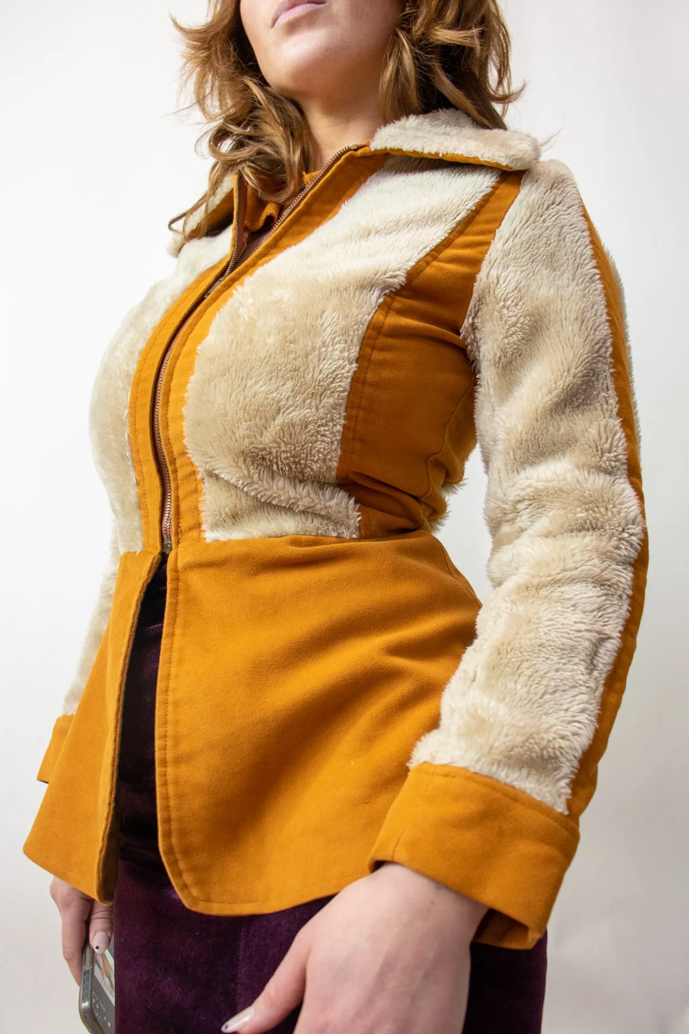 70s Wool Zip Up