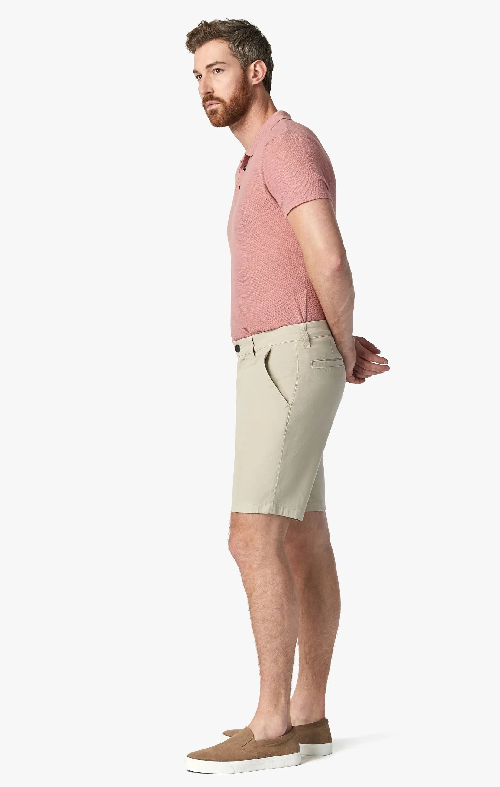 Arizona Slim Shorts in Stone Fine Touch