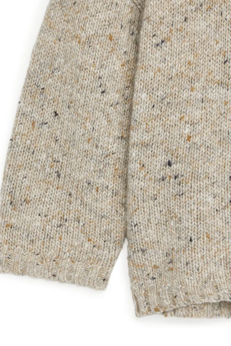 ARKET dimpled wool sweater