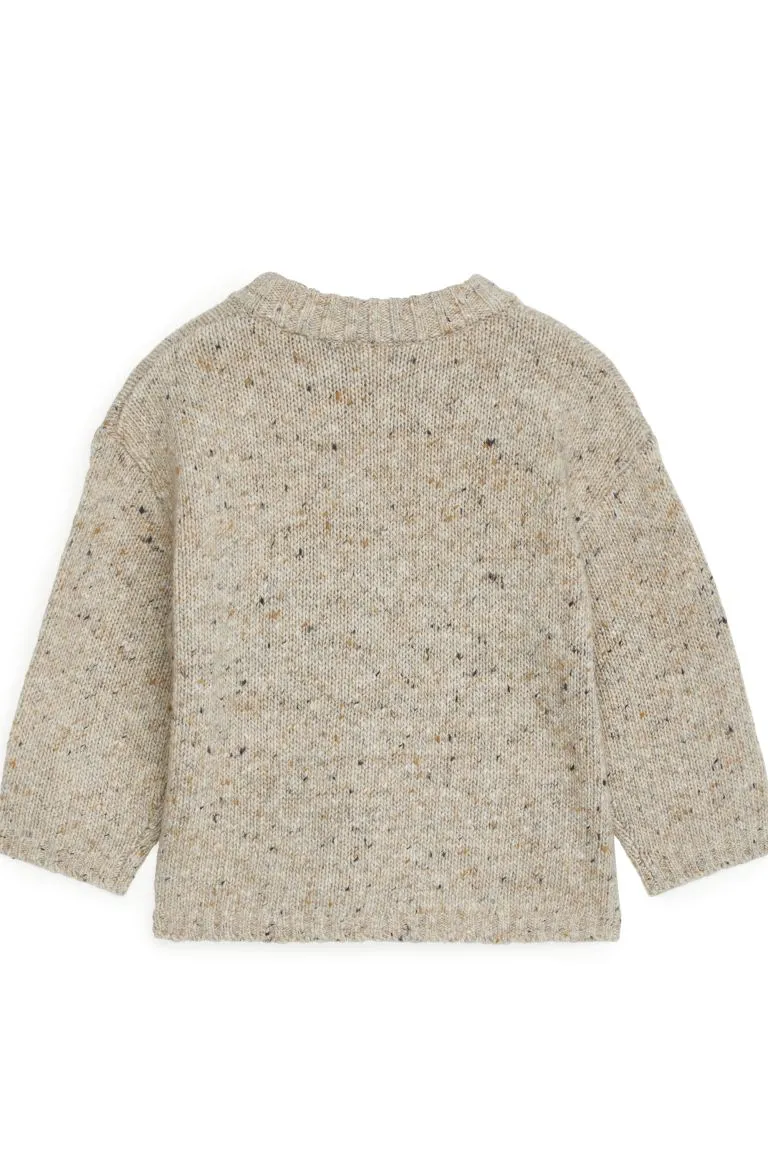 ARKET dimpled wool sweater