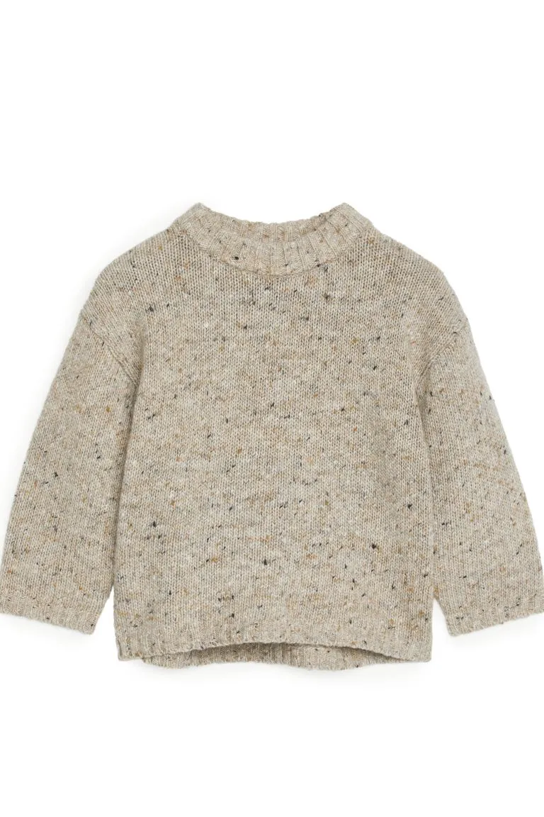 ARKET dimpled wool sweater