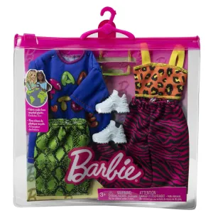 Barbie Fashions 2 Pack Pink Zebra Print Pants