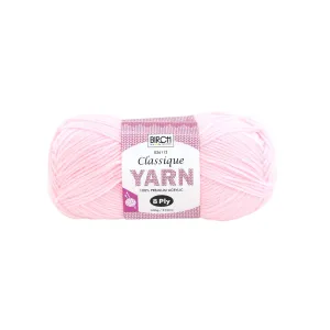 Birch Creative Classique Knitting Yarn - Blush 100g