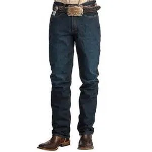 Cinch Mens Silver Label Slim Fit Dark Wash Jeans - MB98034002