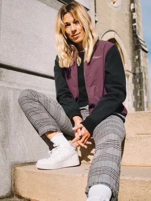 Coco Ho Track Jacket - EGGPLANT