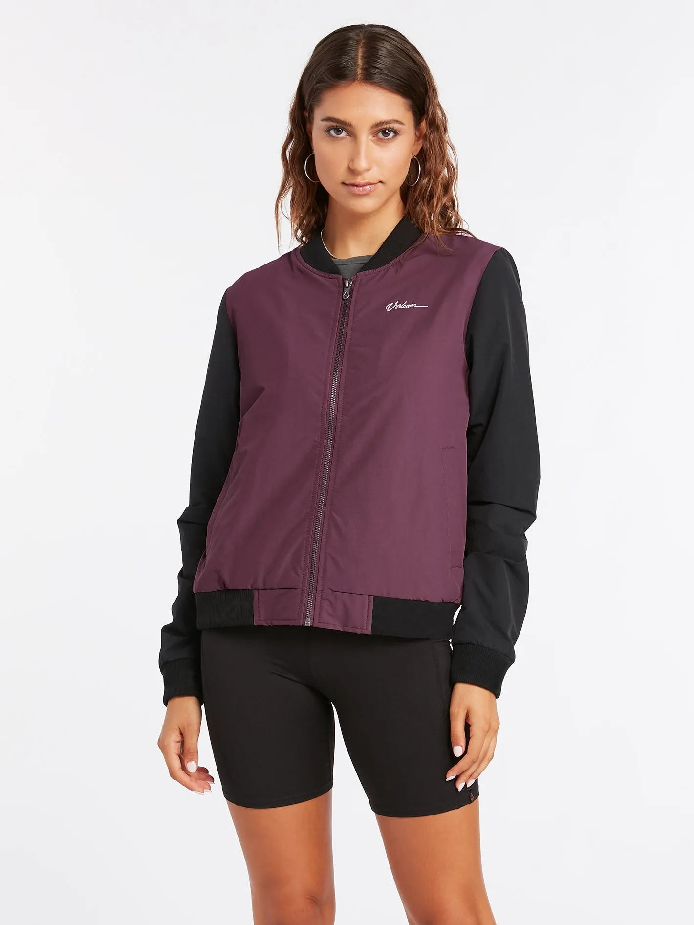 Coco Ho Track Jacket - EGGPLANT