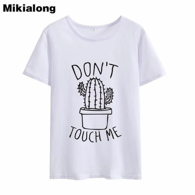 DON'T TOUGH ME Cactus T shirt Women