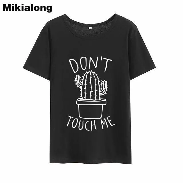 DON'T TOUGH ME Cactus T shirt Women