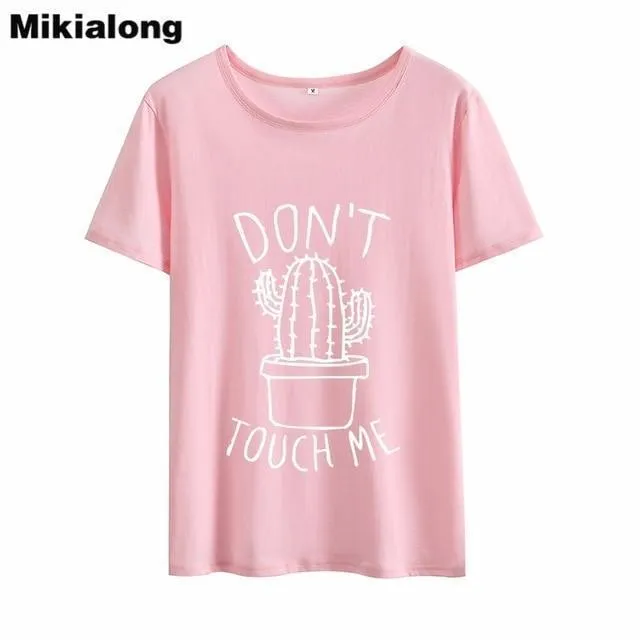 DON'T TOUGH ME Cactus T shirt Women