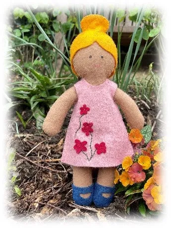 Felt Friends Mini Doll Sewing Kit - Kit to Make Two 9" Dolls & Their Clothes