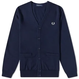 Fred Perry Merino Cardigan, navy blue