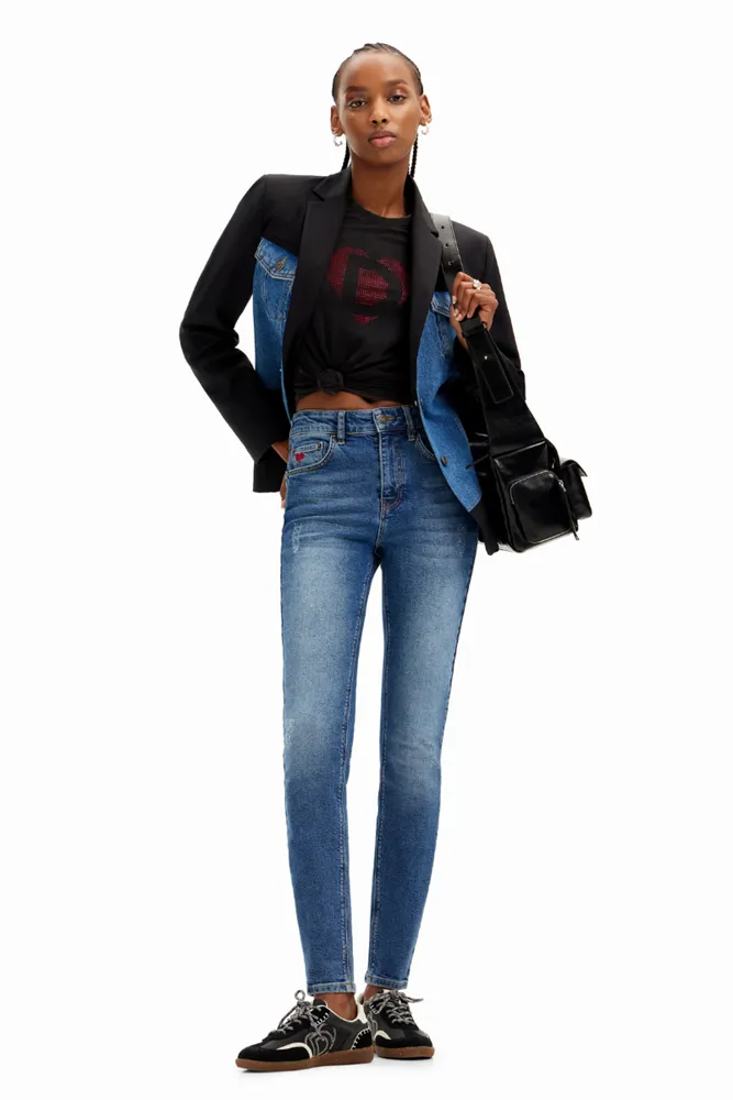 Hybrid Trucker Blazer By Desigual