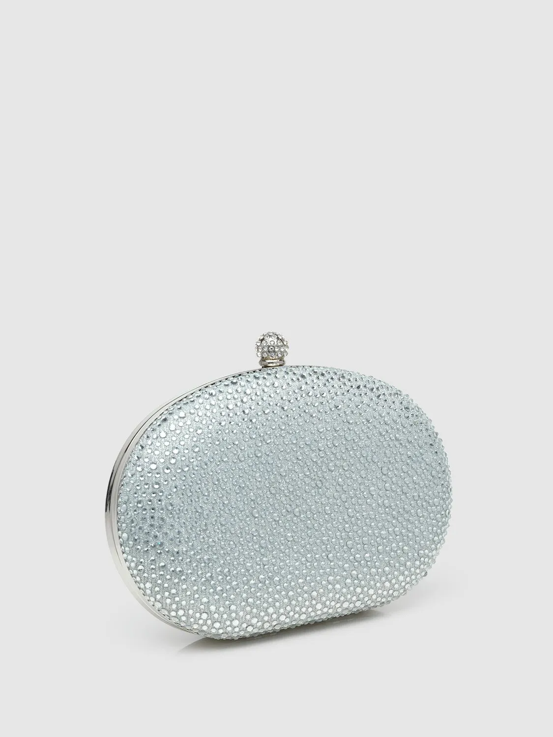 Jewelled Minaudiere With Top Handle