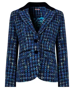 Joe Browns 12 Blue Tiah Tweed Jacket