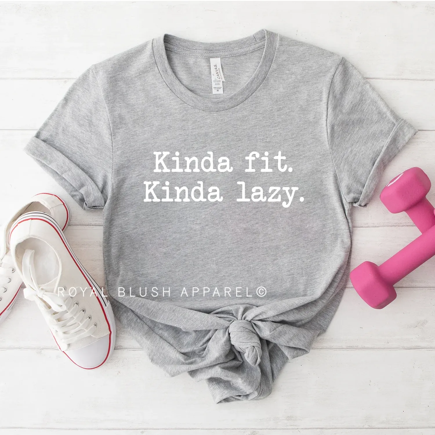 Kinda Fit. Kinda Lazy. Relaxed Unisex T-shirt