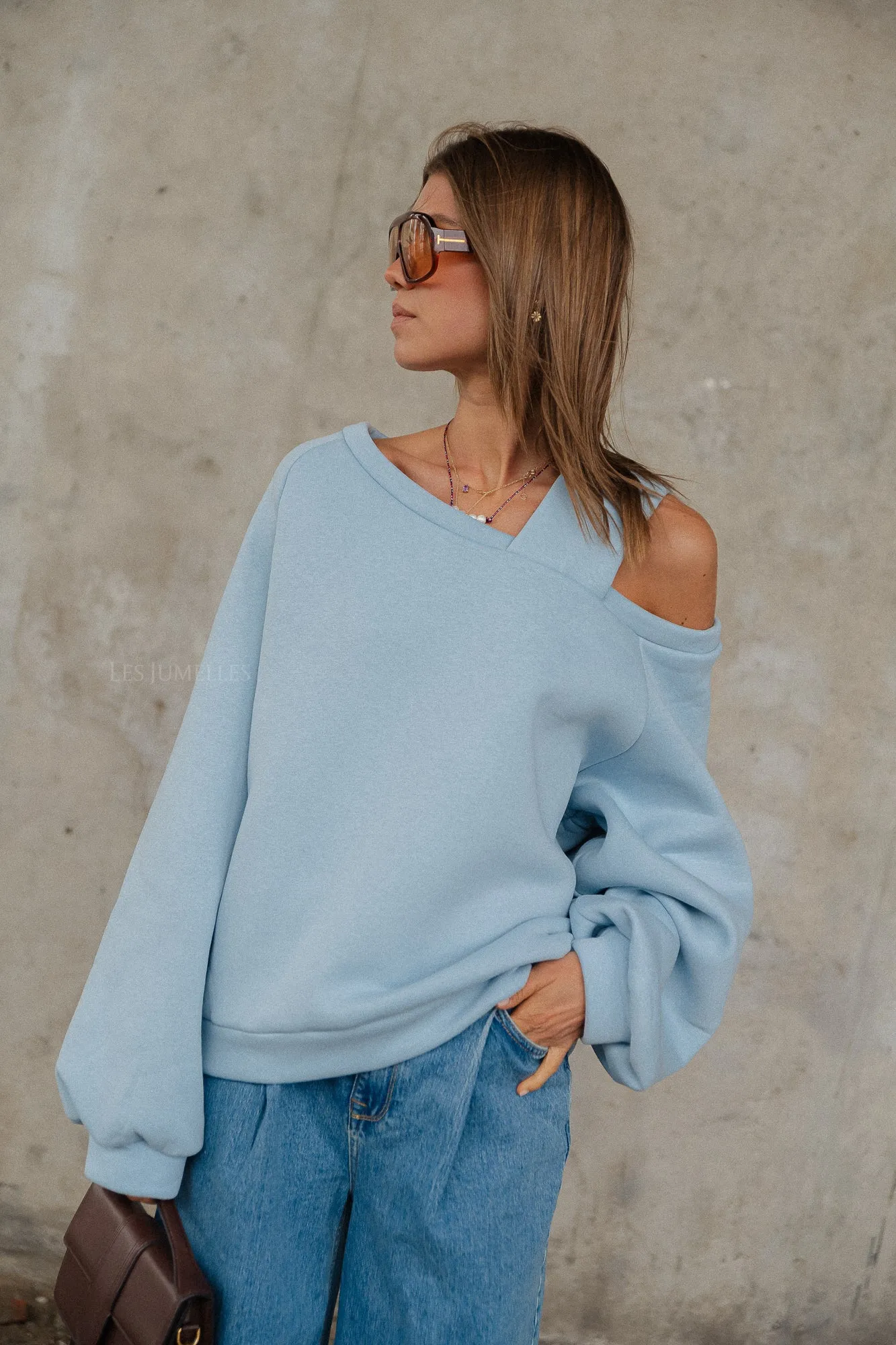 Kyoto sweater light blue