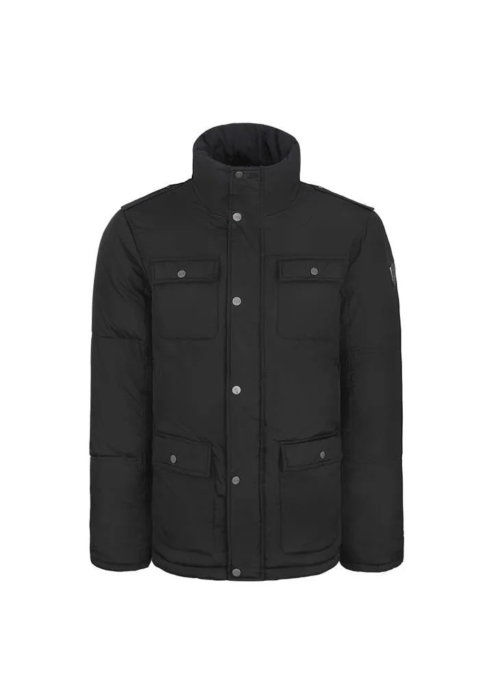 Luxurious look Detachable Hood Classic Men's Winter Jacket