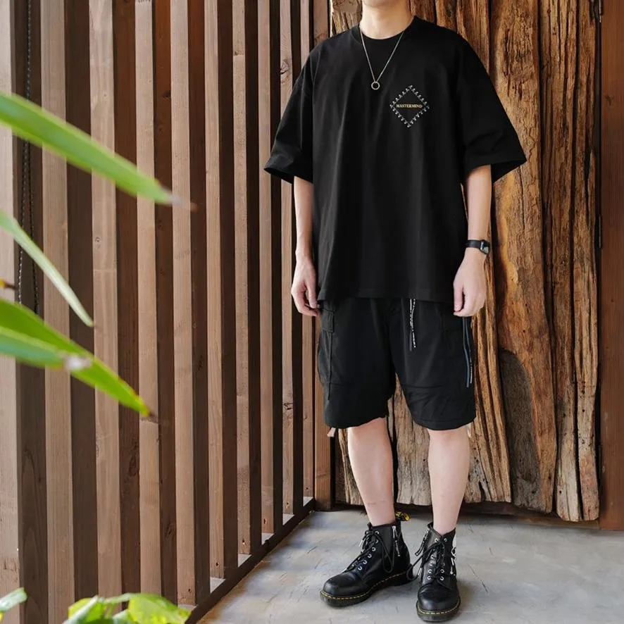 Mastermind Square Logo Boxy Tee Black