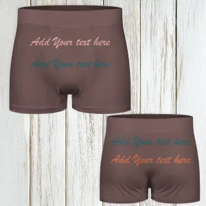 Men's Personalised Solid Colour Boxer Shorts (D7266859)