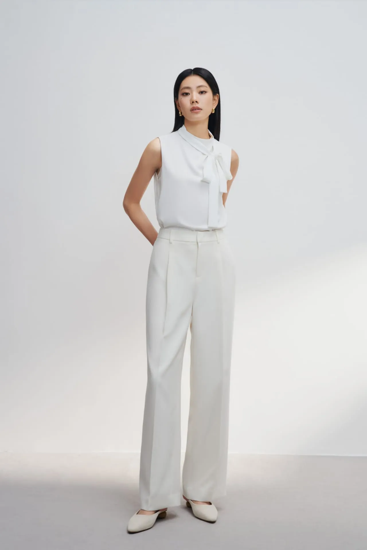 Multi-Way Stretch Relaxed Straight Leg Pants