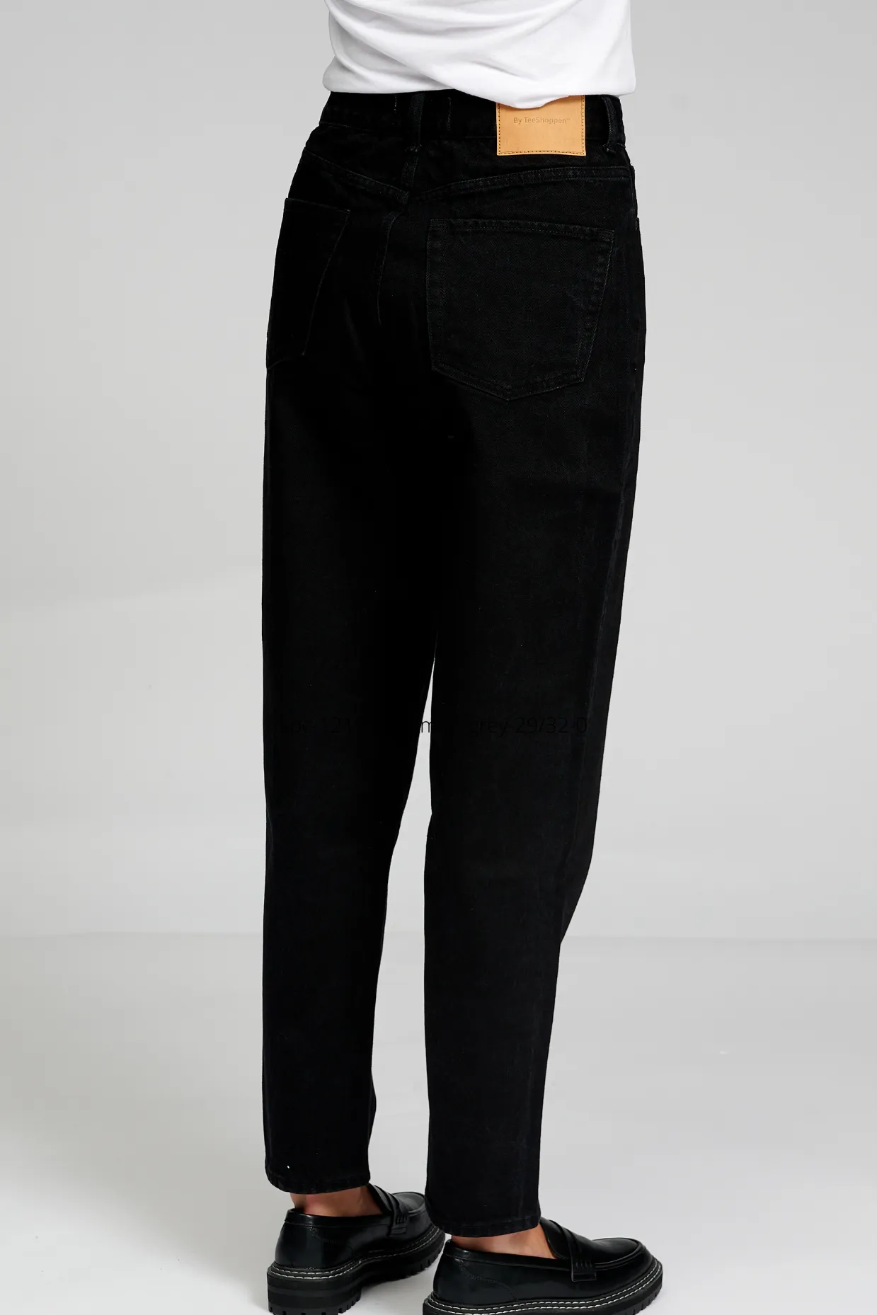 Performance Mom Jeans - Black Denim