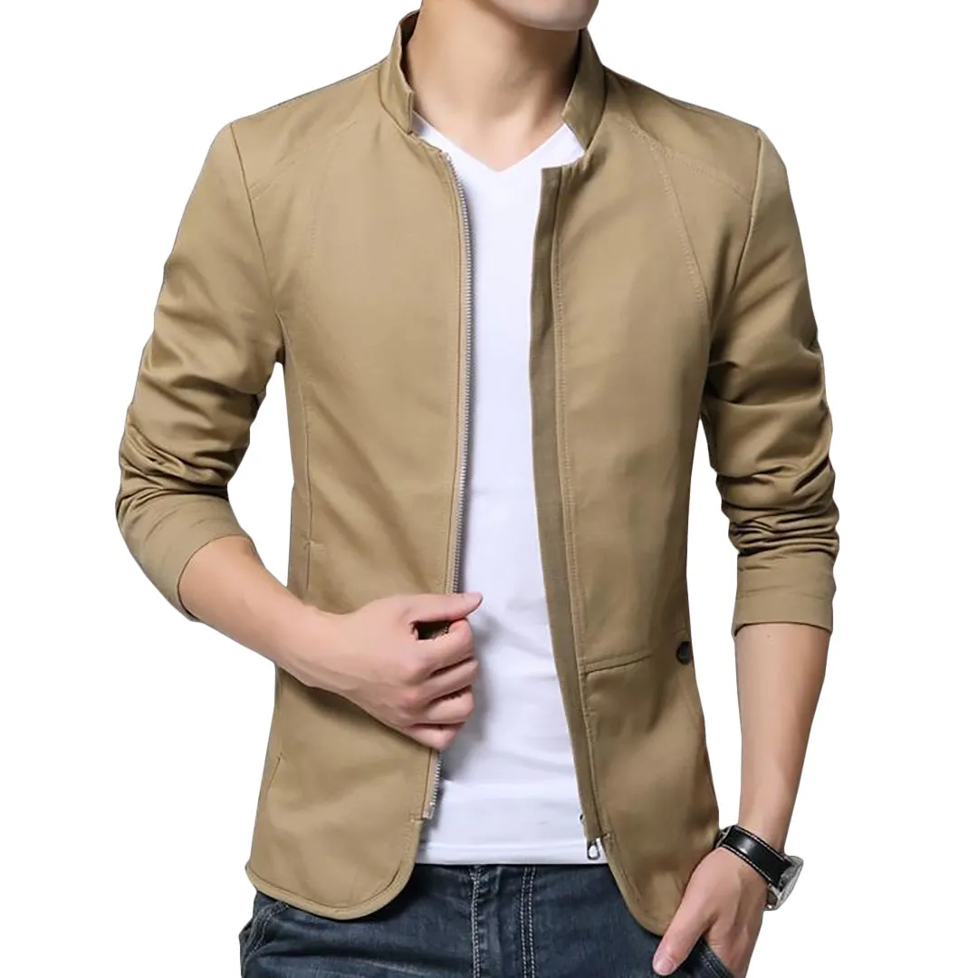 Pologize™ British Style Solid Casual Jacket