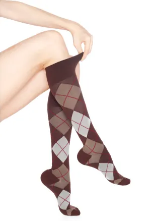 Rejuvahealth Argyle 15-20mmHg Compression Knee Highs