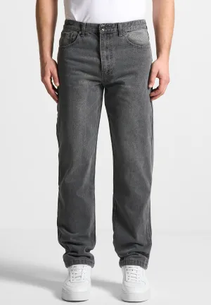 Relaxed Fit Jean - Washed Grey