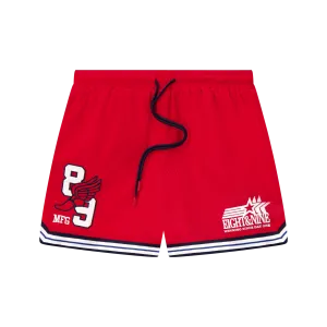 Relay Mesh Shorts Red