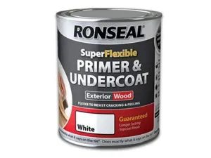 Ronseal Super Flexible White 750Ml Primer/Undercoat