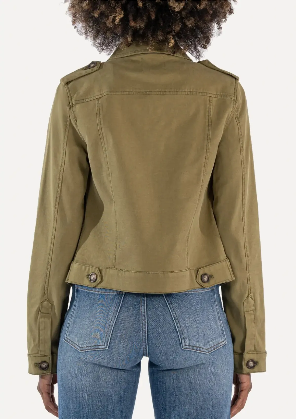 Rosalyn Trucker Jacket - Olive