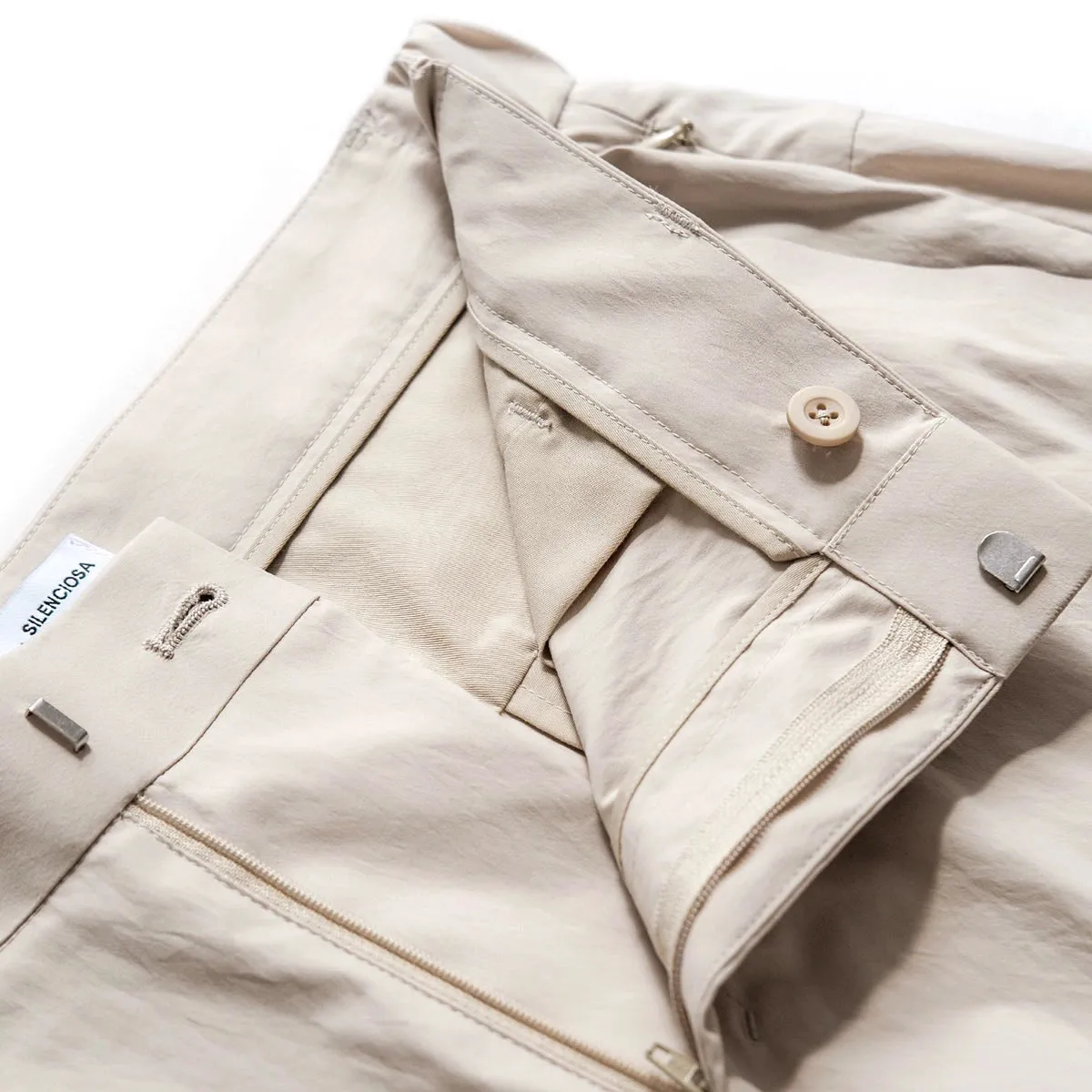 SILENCIOSA Light Shorts - Beige