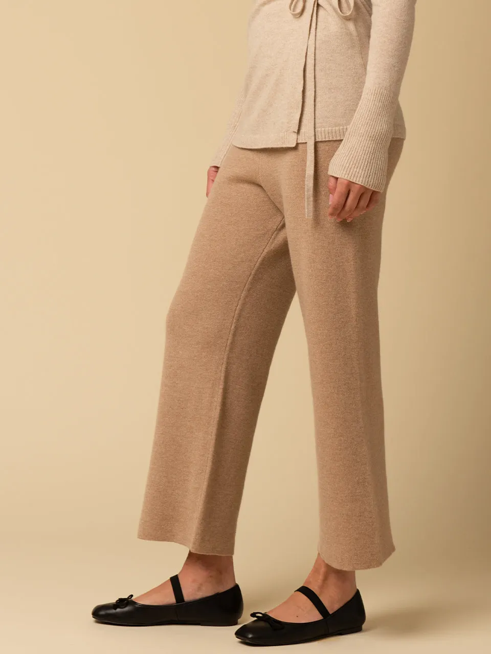 Straight Fit Pants_Camel