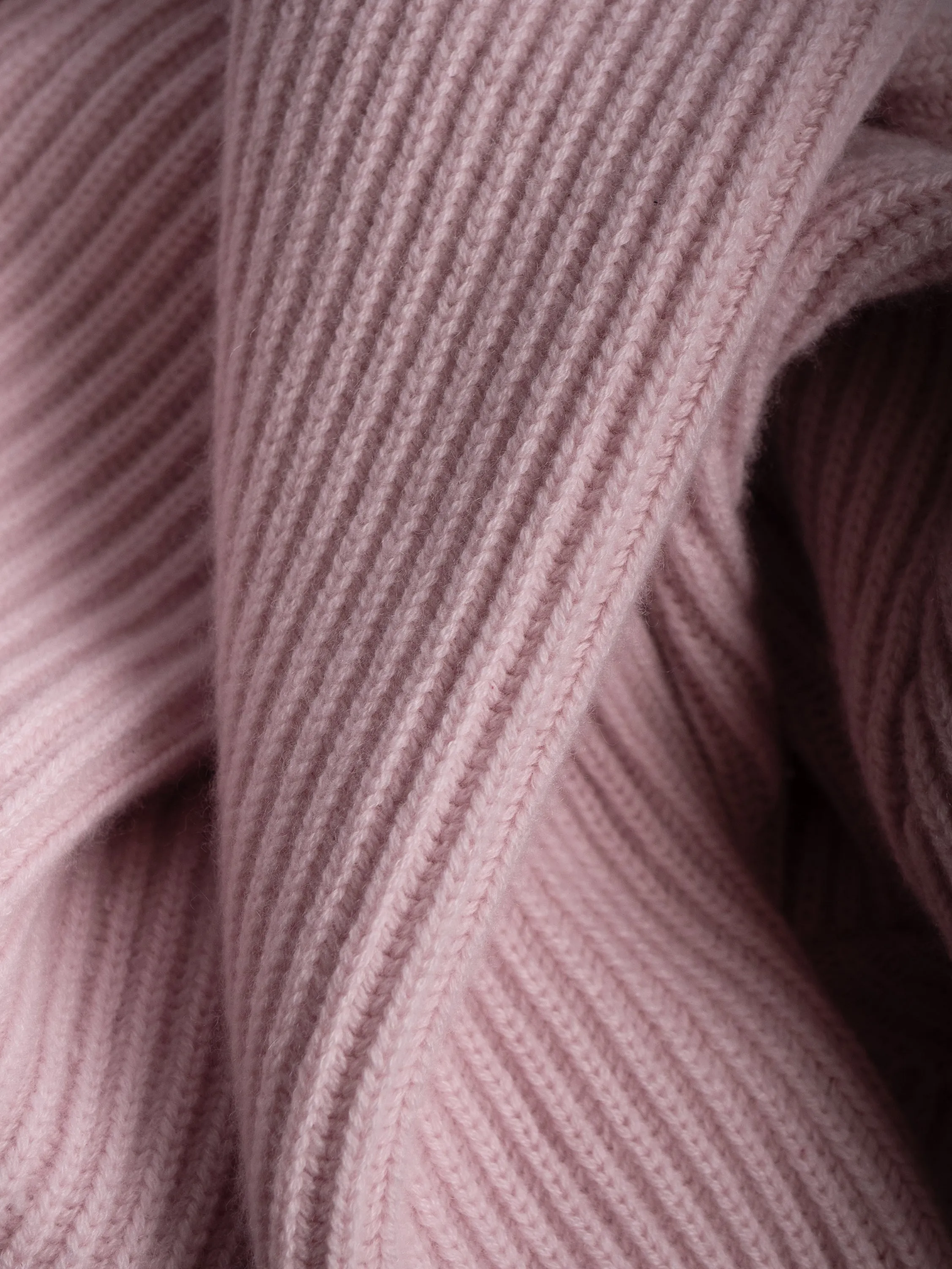 THE SHAWL NECK CARDIGAN<br>SOFT PINK