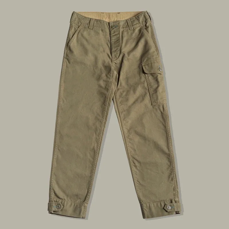 Vintage Inspired Men Cargo Pants - Amekaji Taper Fit