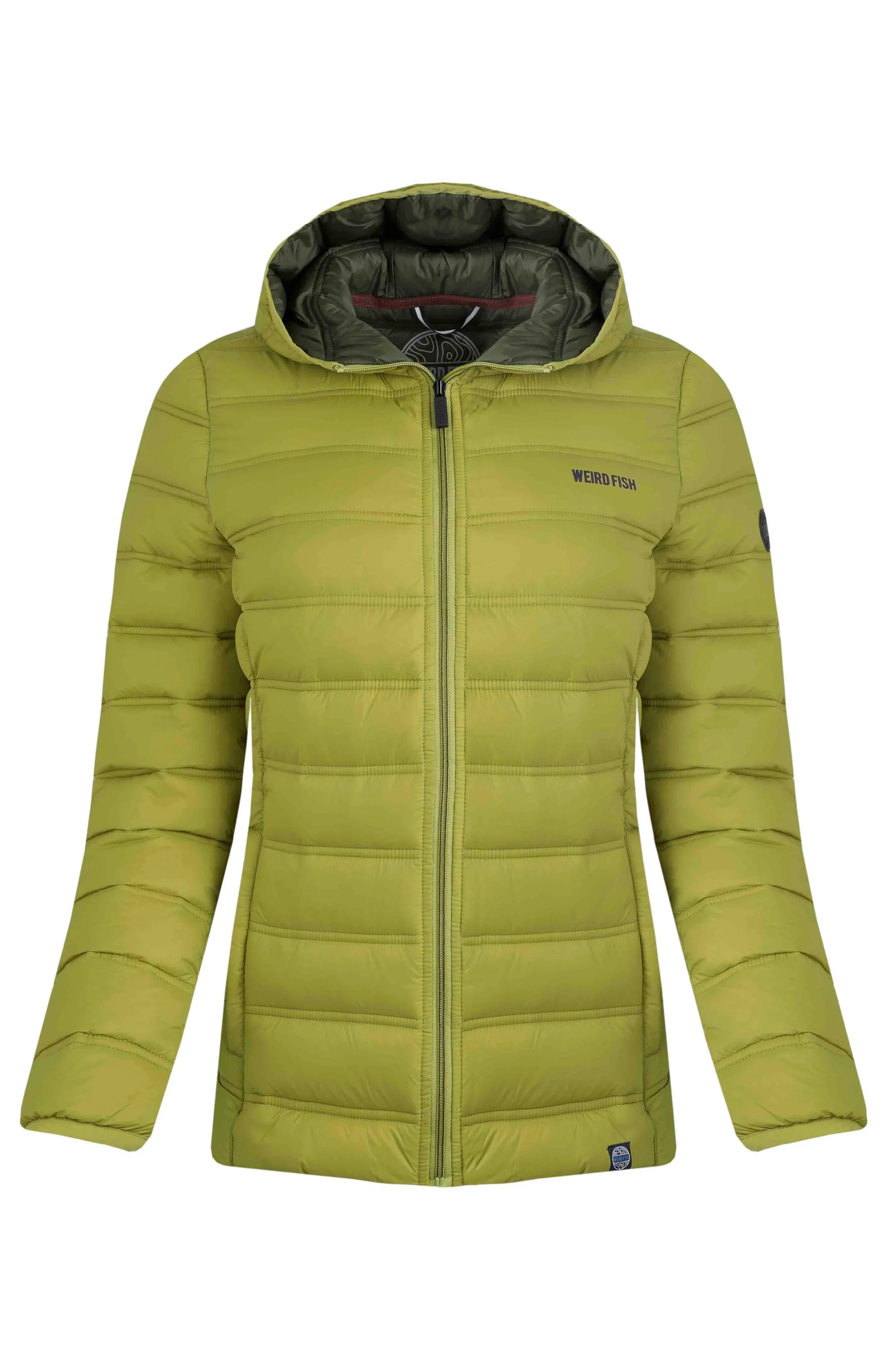 Weird Fish 22 Green Eshka Lightweight Padded Jacket